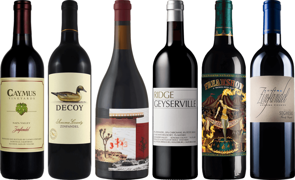 Kalifornien Zinfandel Premium Verkostungsset