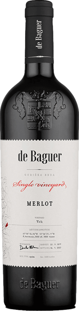 Klet Brda De Baguer Single Vineyard Merlot 2019