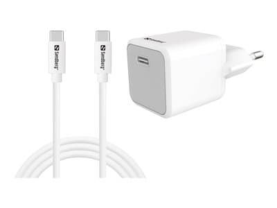 Sandberg Usb-C 20w Charger+Usb-C>C 1m