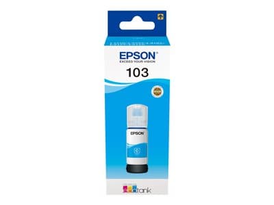 Epson 4lb 103 Ecotank Cyan Ink Bottle