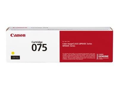 Canon Toner Cartridge 075 Y