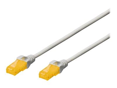 Digitus Patchkabel Rj45 U/Utp Cat6a 3.00m Grau M. Hebelschu Polybeutel