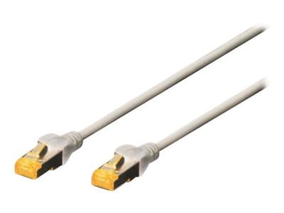 Digitus Patchkabel Cat6a S/Ftp 2xrj45 1.0m Grau Hebelschutz Polybeutel