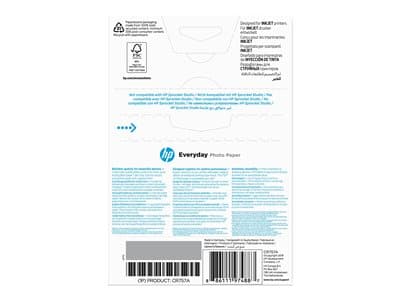 Hp Everyday Photo Paper - Glänzend - 8 Mil - 100 X 150 Mm