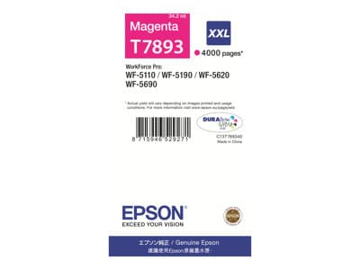 Epson 1lb T7893 Ink Cartridge Magenta