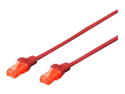 Digitus Patchkabel Cat6 U/Utp 2xrj45 1.0m Rot Lszh