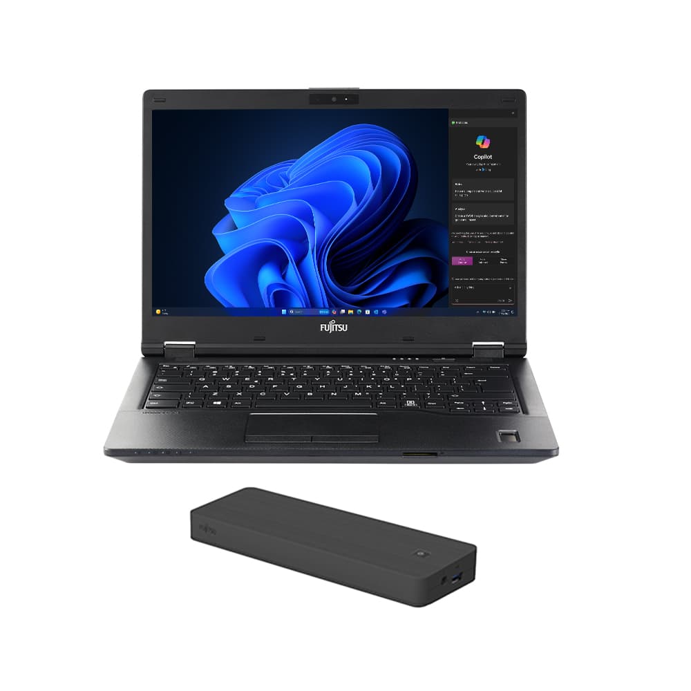 Fujitsu Lifebook E548 14" I5-8350u/8gb/256gbssd/Fhd + Dock W11p
