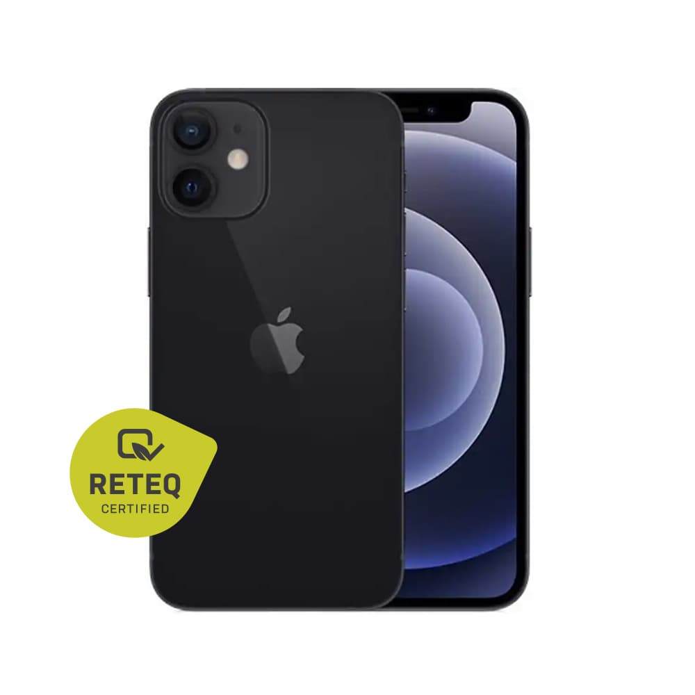 Apple Iphone 12 Mini Black 128gb (Refurbished) Ios