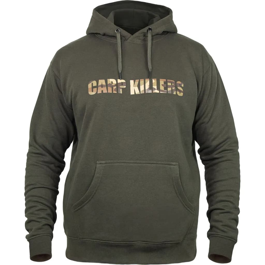 Carp Killers Hoodie Oliv Xl