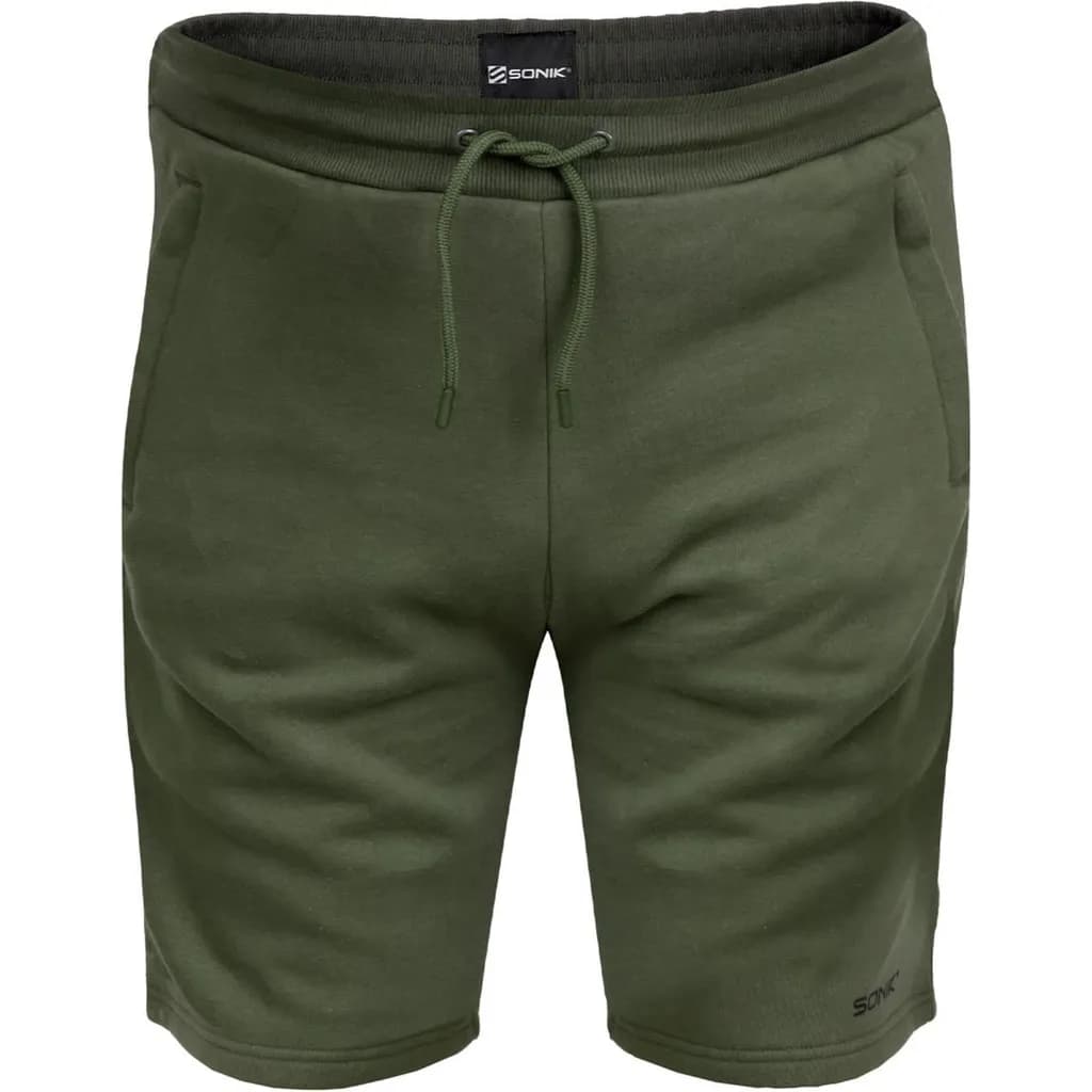 Sonik Green Fleece Shorts L