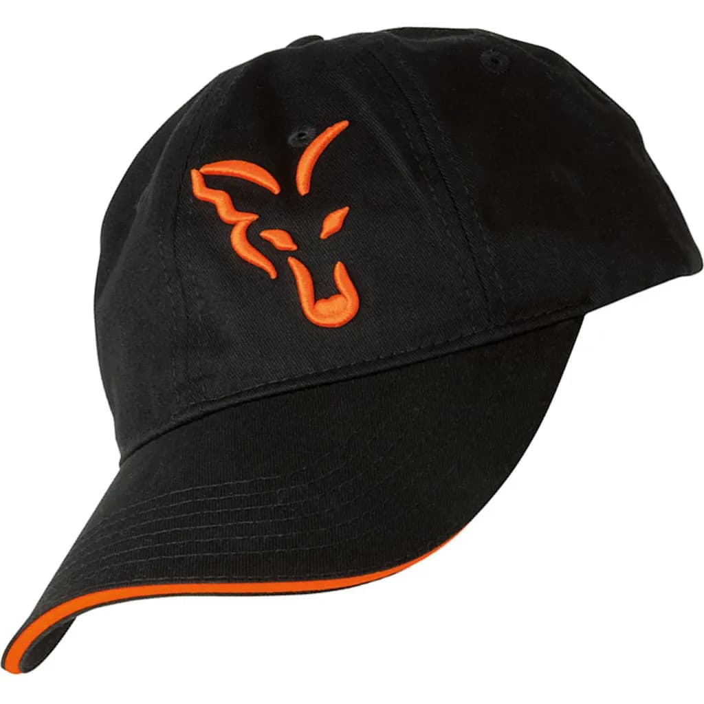 Fox Baseball Cap 10407 Schwarz Orange Universalgröße