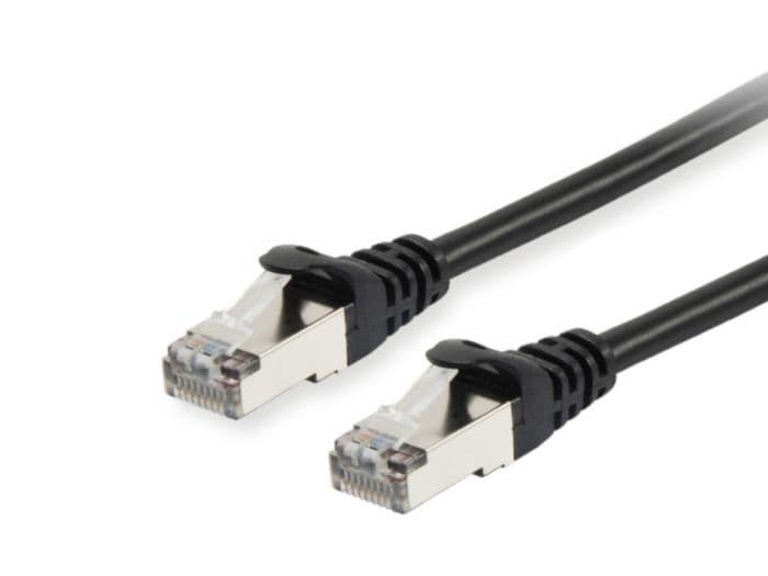 Equip Patchkabel Cat6 S/Ftp 2xrj45 7.50m Schwarz Lszh Polybeutel