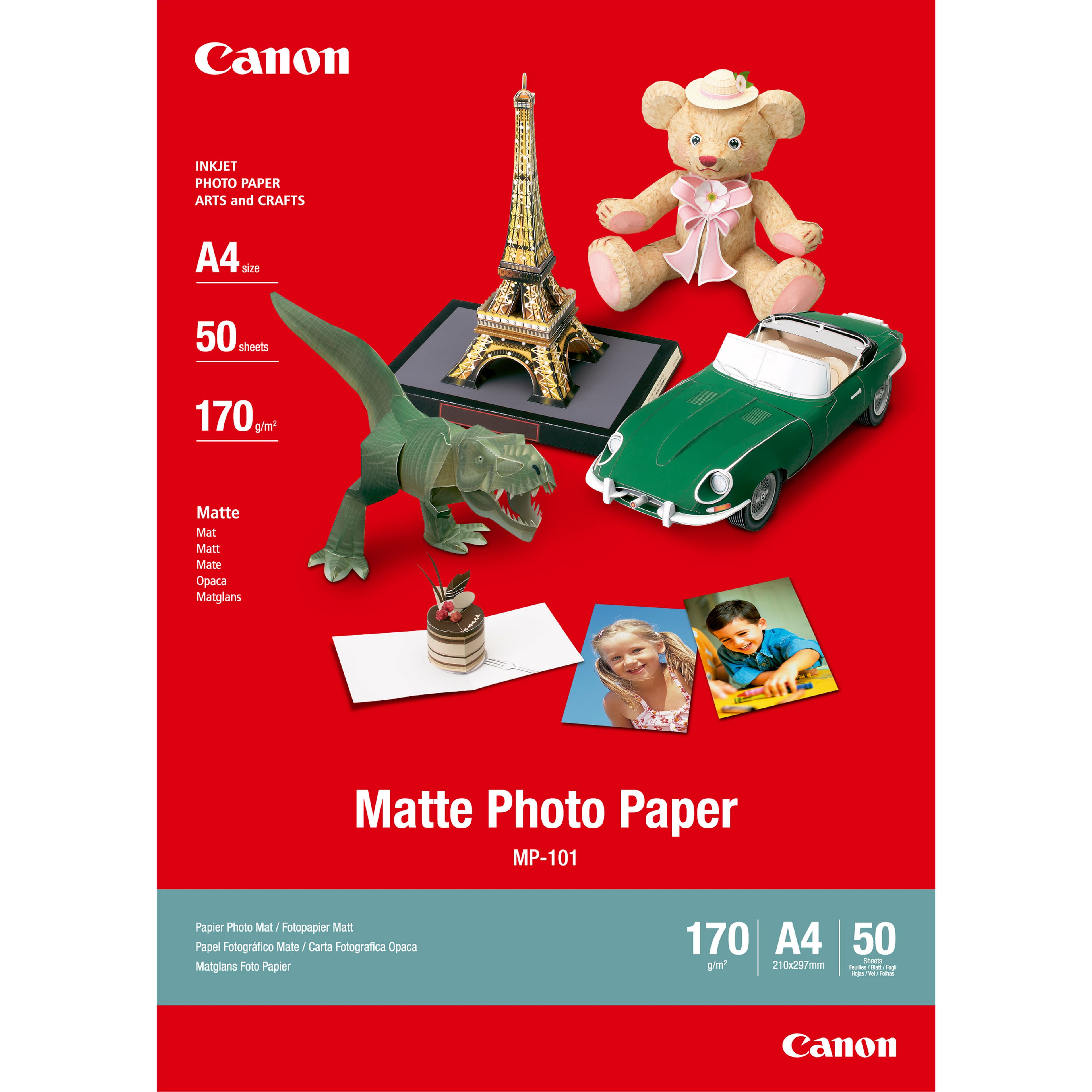 Papier Canon Mp101 Mattes Fotopapier A4 50 Blatt
