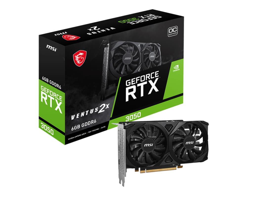 Msi Ventus Geforce Rtx 3050 2x E 6g Oc