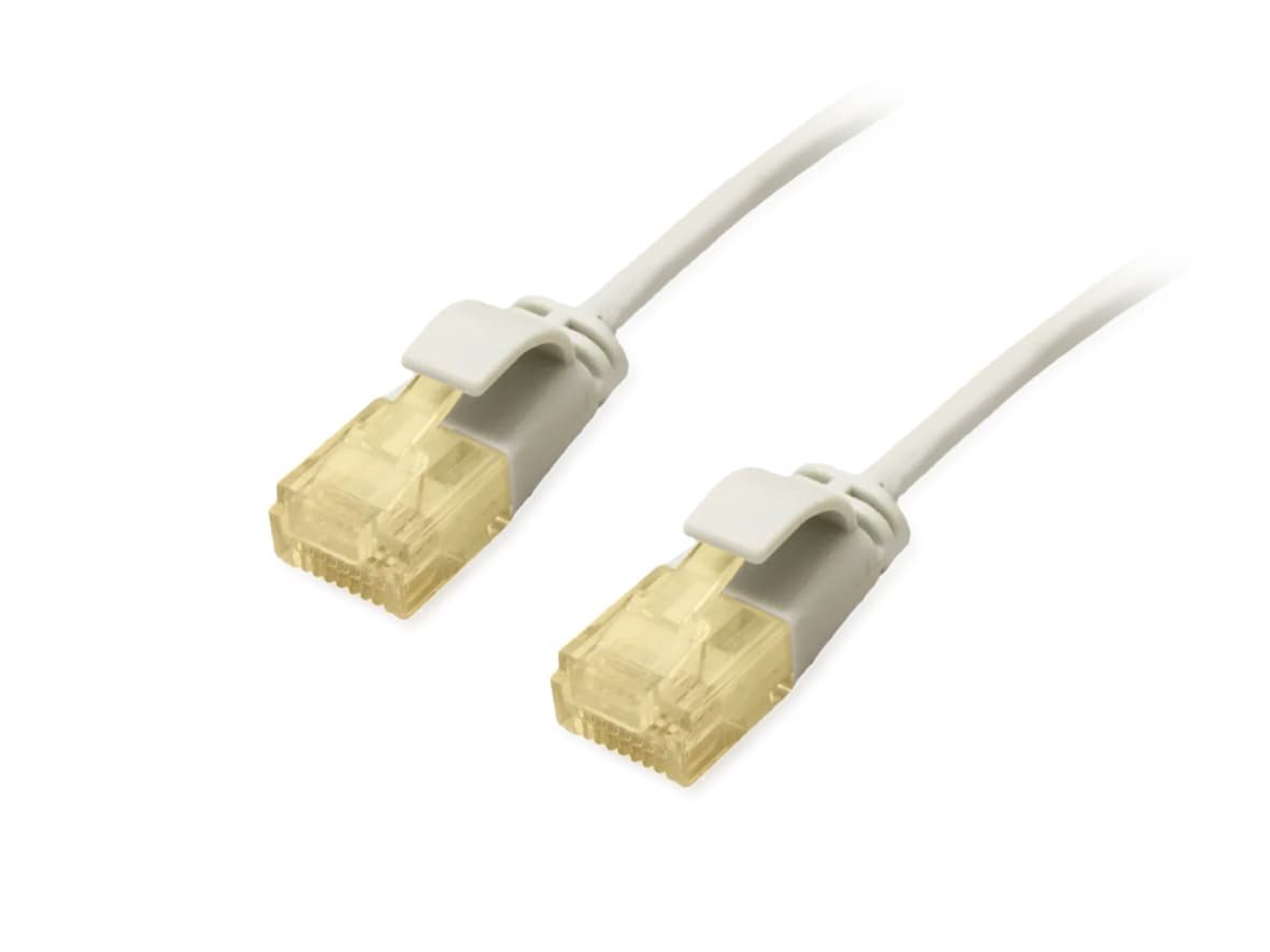 Equip Patchkabel Cat6a Slimflex U/Utp 1.00m Grau Lszh 2xrj45 Polybeutel