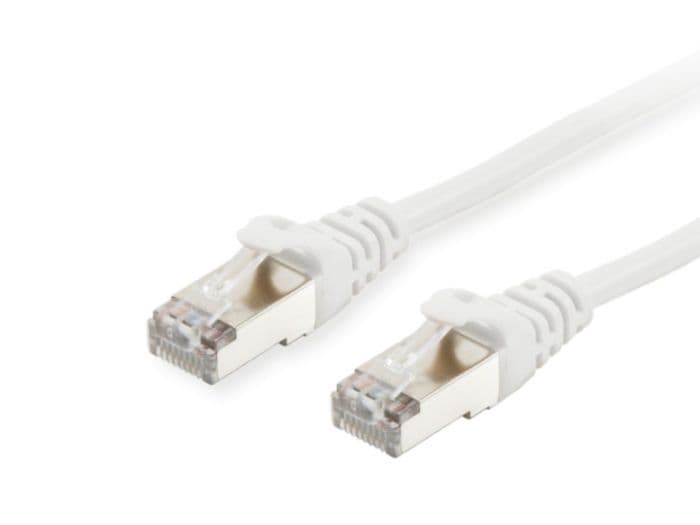 Equip Patchkabel Cat6a S/Ftp 2xrj45 0.15m Weiß Lszh Polybeutel