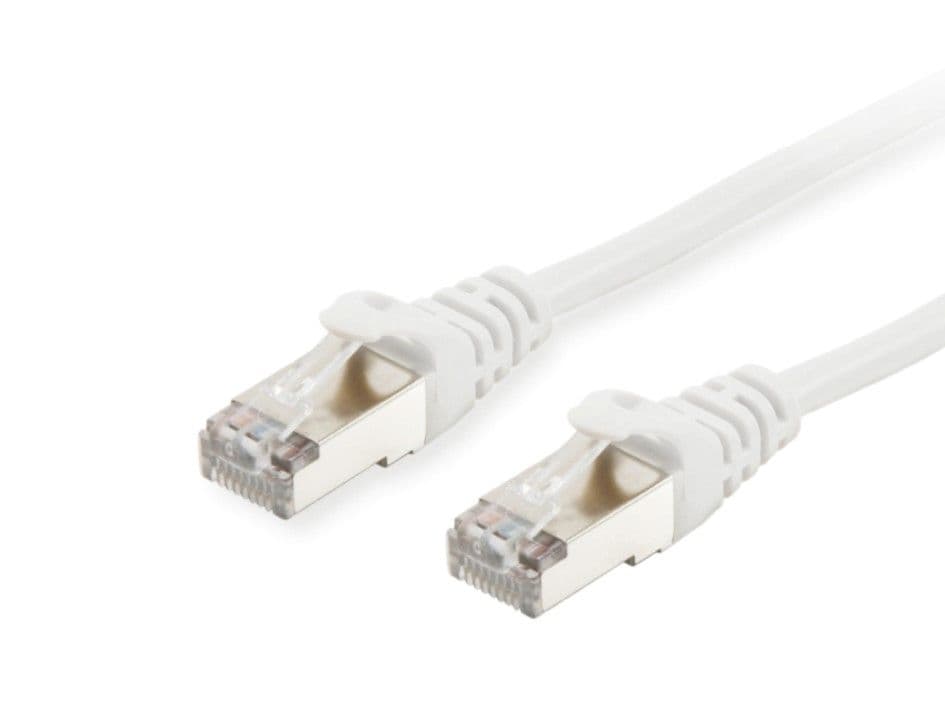 Equip Patchkabel Cat6a S/Ftp 2xrj45 7.50m Weiß Lszh Polybeutel