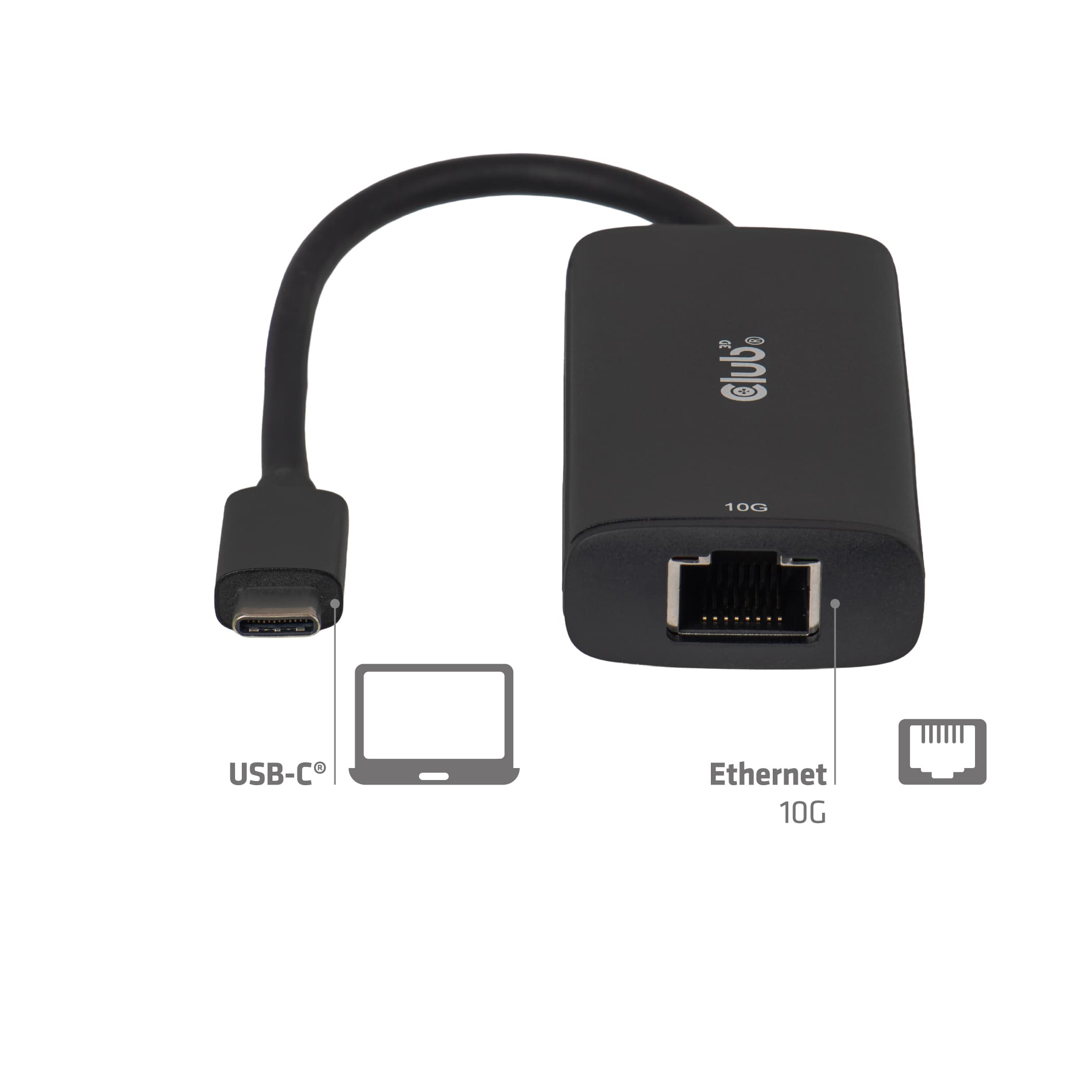 Club3d Adapter Usb-C > Rj45 10gbps St/Bu Retail