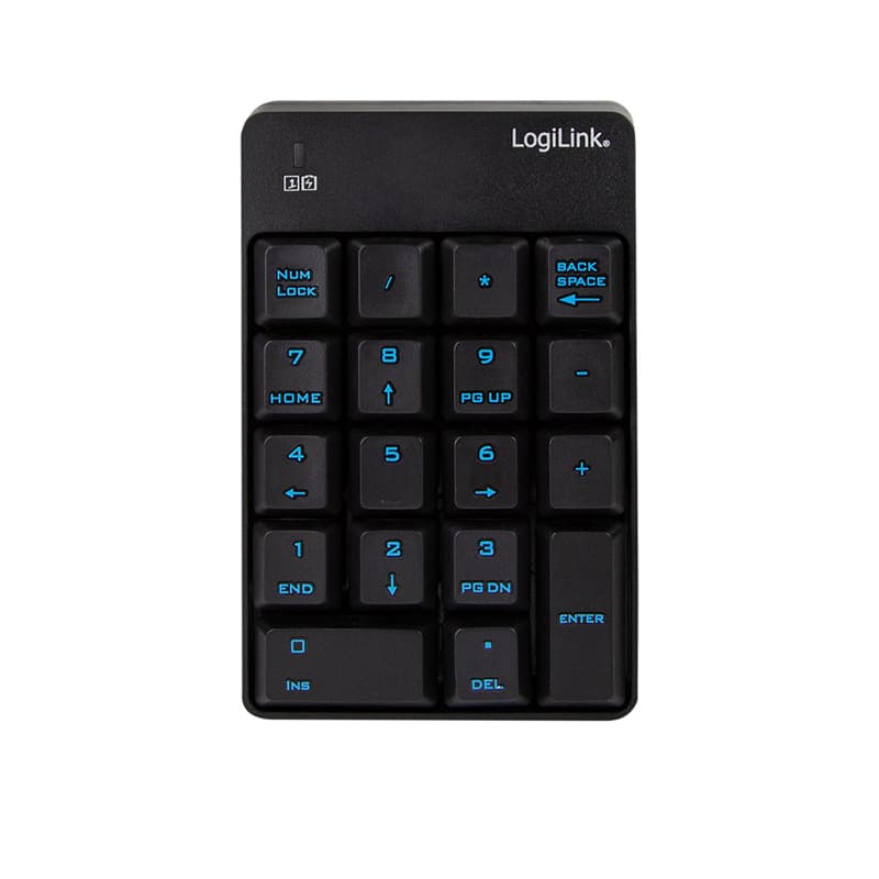 Logilink Keypad Wireless, Mit 18 Tasten, Black