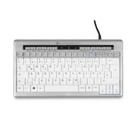 Bakkerelkhuizen S-Board 840 Tastatur Büro Usb Qwertz Deutsch Hellgrau, Weiß