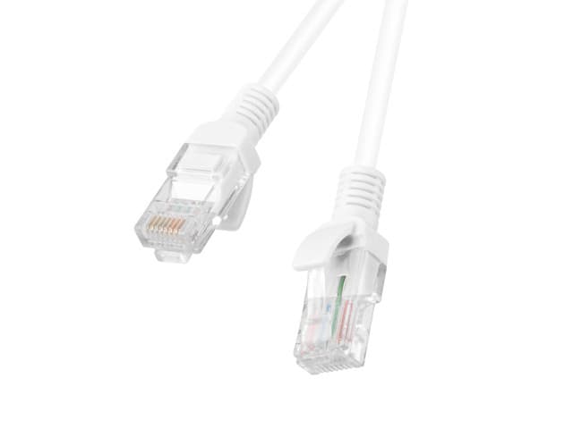 Lanberg Patchkabel Cat.6 Utp 1,0m Fluke Zertifikat Wß