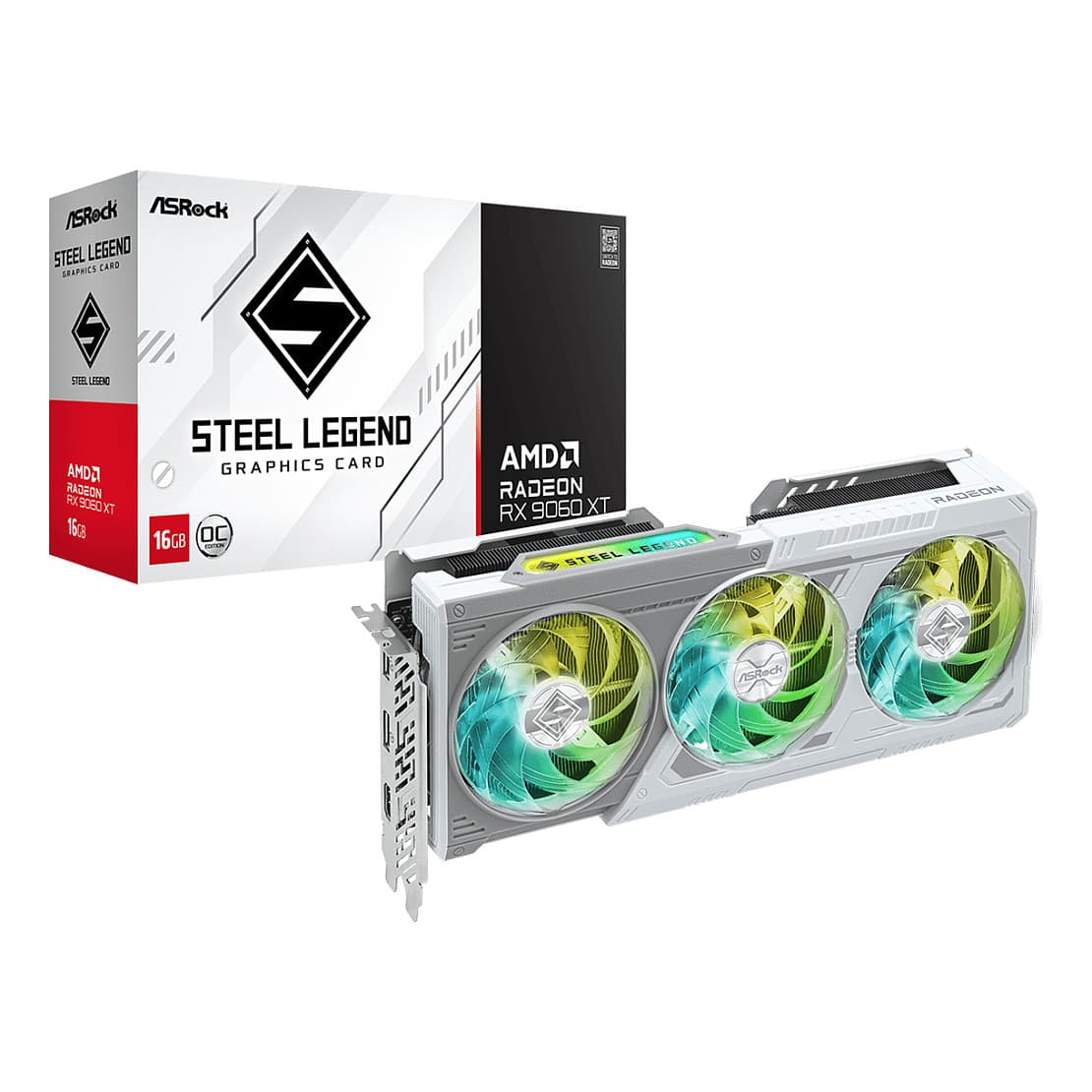 Asrock Amd Radeon Rx 9060 Xt Steel Legend 16gb Oc
