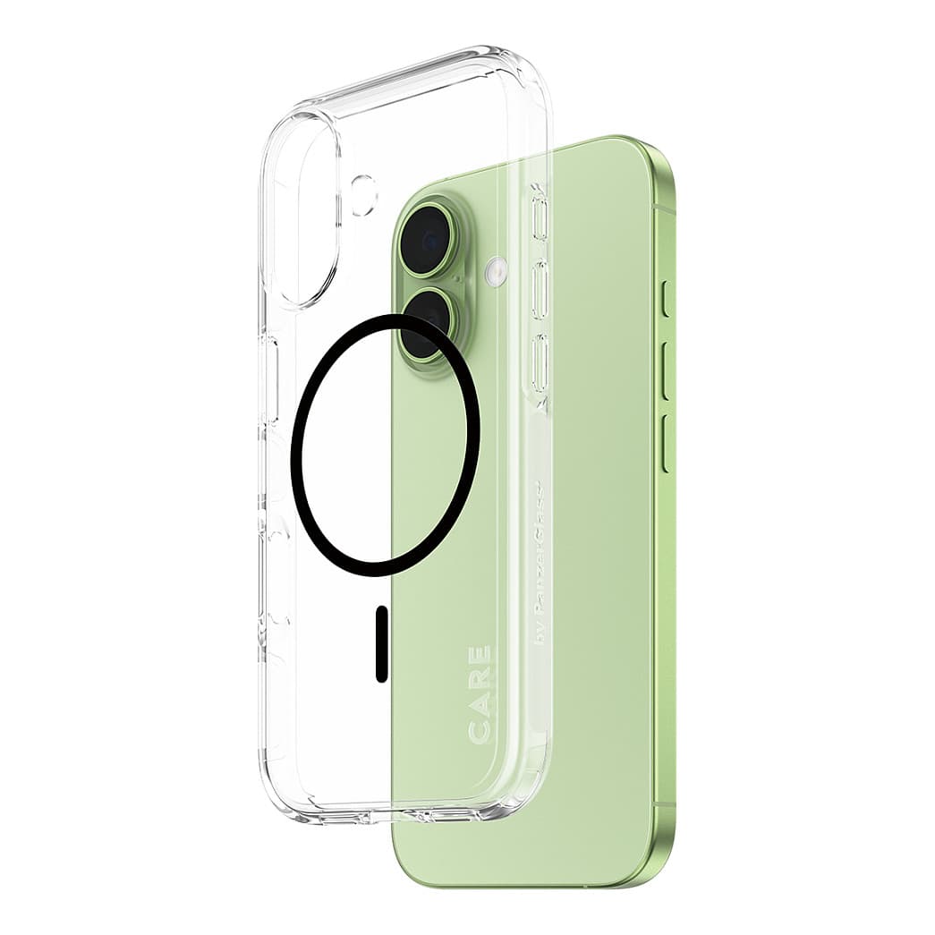 Panzerglass Careâ„¢ By ® Urban Explorer Case Transparent W. Black Magsafe Iphone 17 Mobile Phone Case