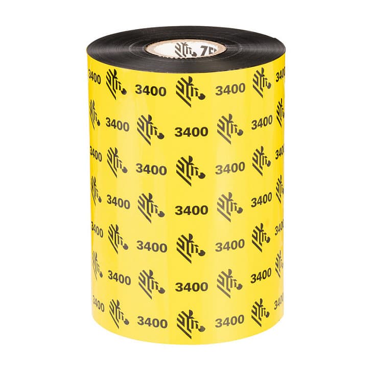 Zebra 3400 High Performance Wax-Resin Thermal Ribbon