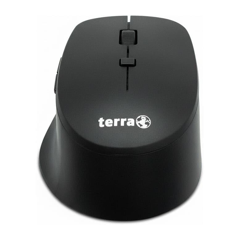 Terra Mouse 4000 Wireless Silent Usb Black 6-Tasten Maus, Für Rechtshänder