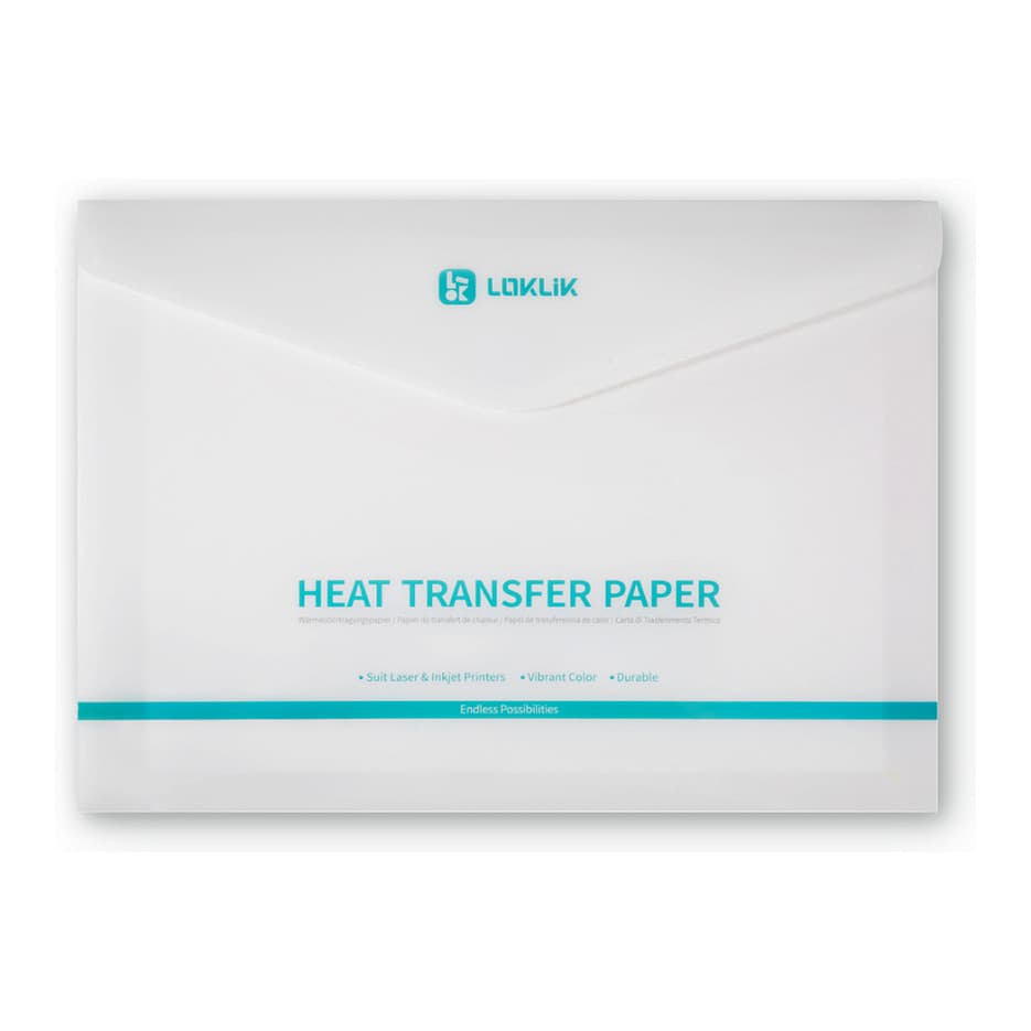 Loklik Transferpapierbogen - Dunkel - 8er-Pack