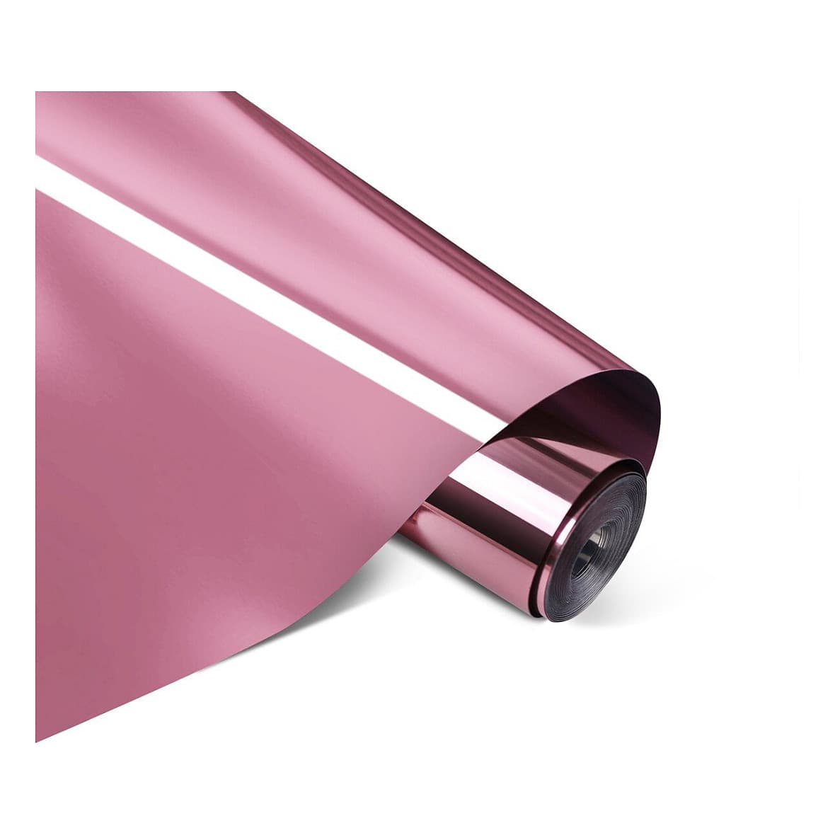 Loklik Permanent Klebefolie Vinyl Spiegelnd-Metallic - Rosã©Gold - 30,5 X 180 Cm