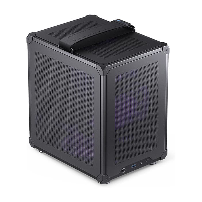 Jonsbo C6 Pc-Gehäuse, Mini-Tower, Micro-Atx, Mit Tragegriff - Schwarz