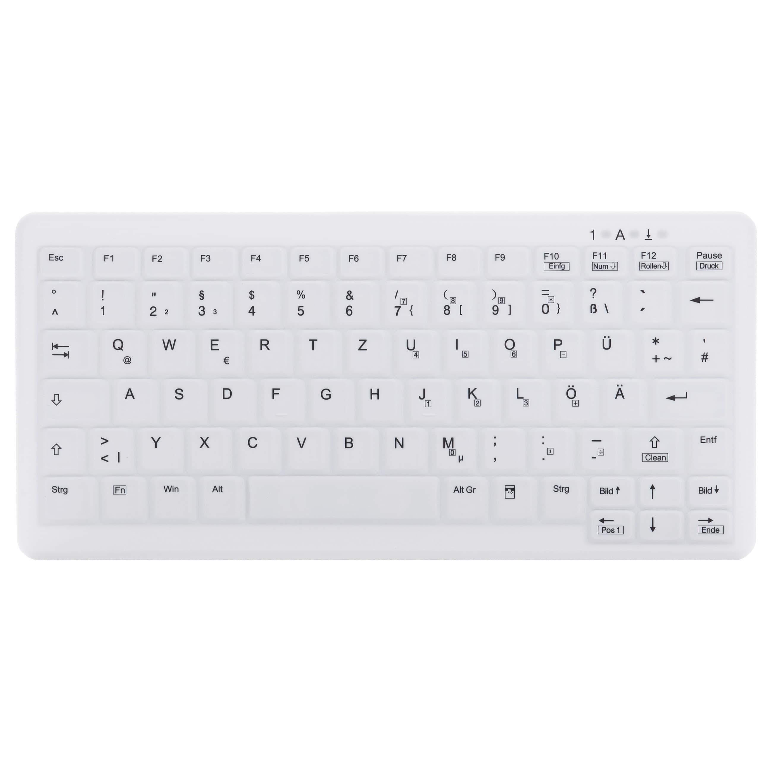 Active Key Medicalkey Ak-C4110 Kabellose Tastatur - Qwertz De - Weiß