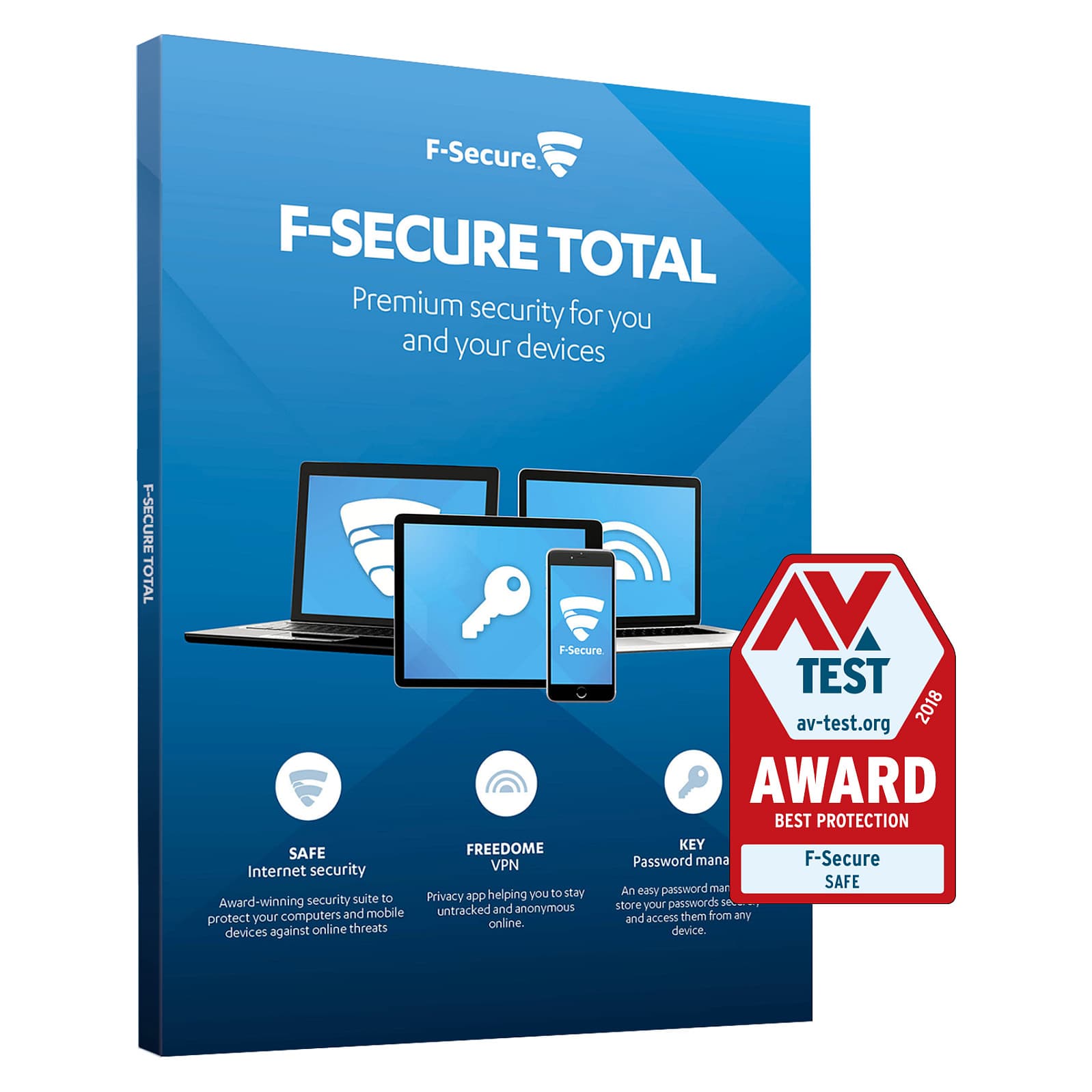 F-Secure Total Security - 3 Devices, 1 Year - Esd-Download