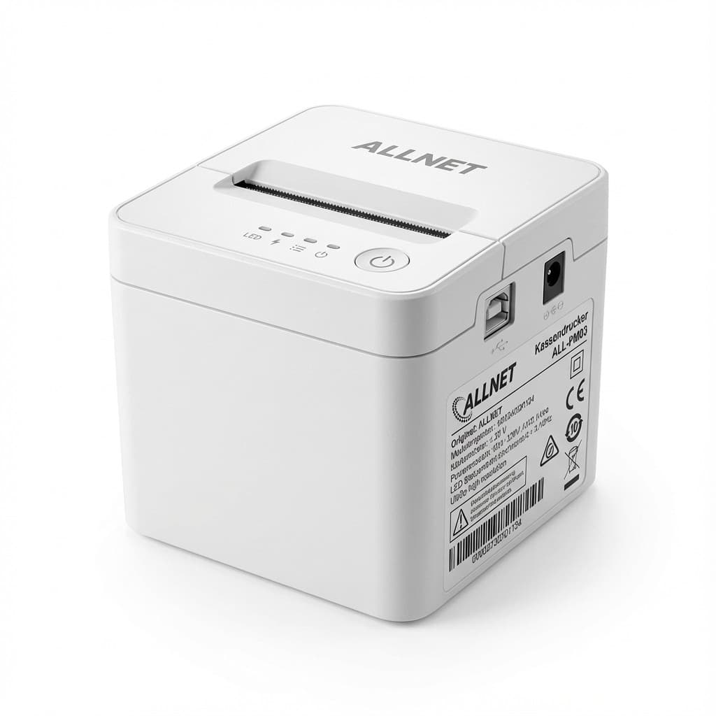 Allnet Kasse Allnet Mobildrucker/Kassendrucker All-Pm03. Usb / Bluetooth 58 Mm. Schwarz