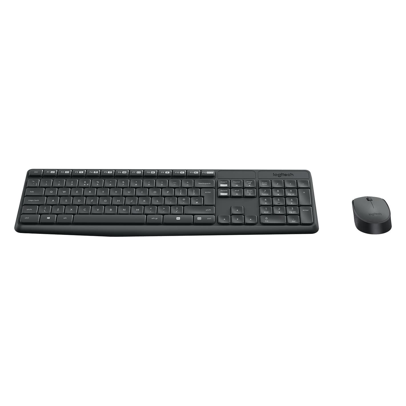 Logitech Wireless Keyboard+Mouse Mk235 Black Retail