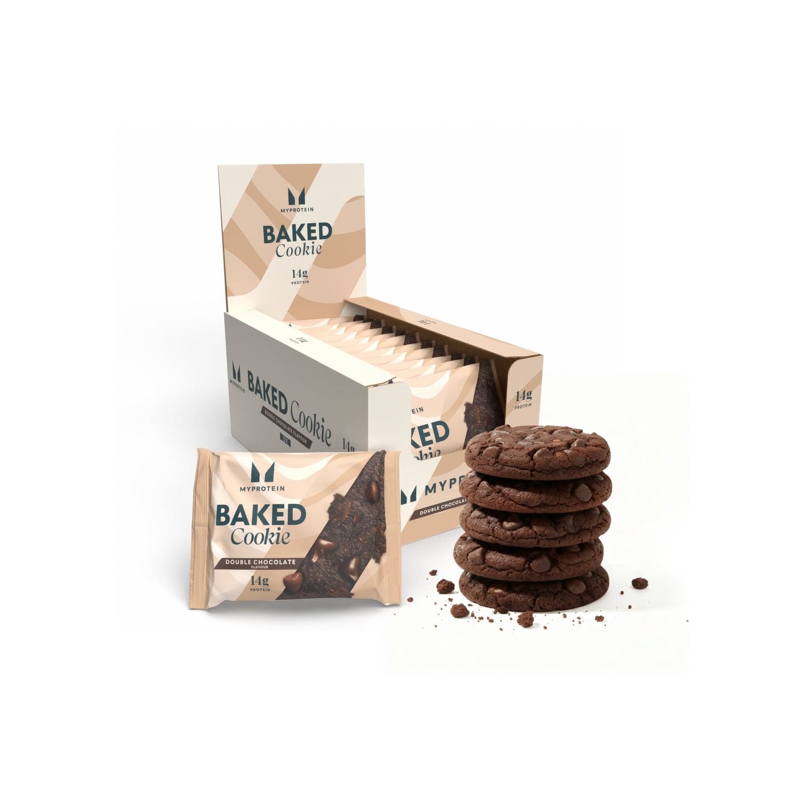 Baked Protein Cookie - 12 X 75g - Doppel Schokoladen Chip