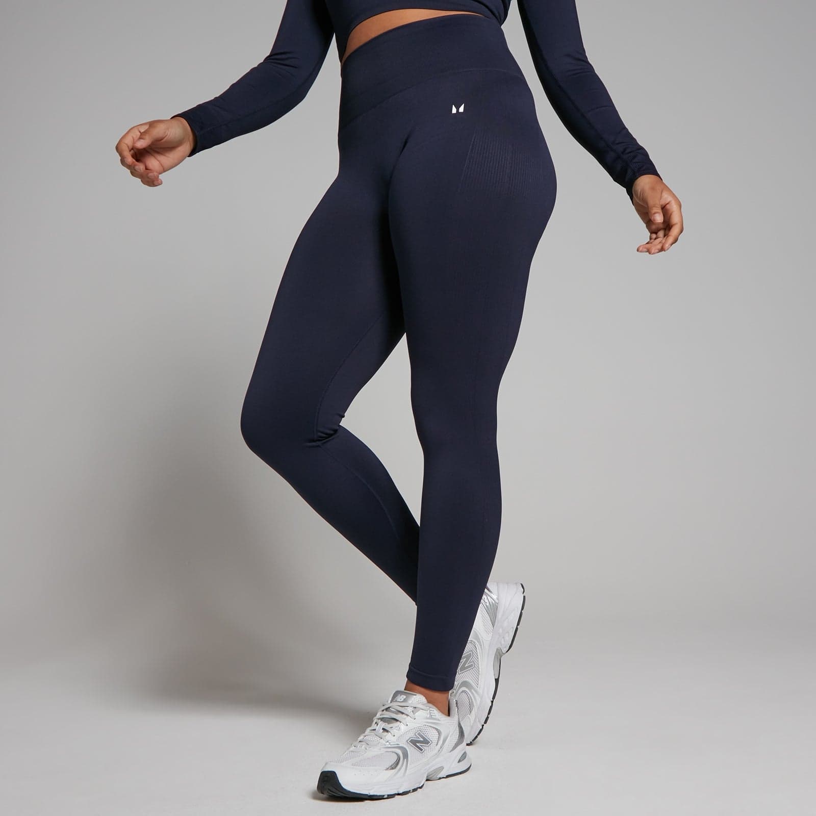 Mp Damen Shape Nahtlose Leggings — Navy - Xl