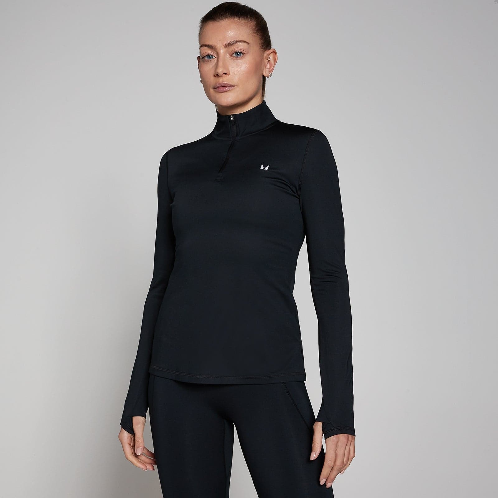Mp Damen Training Top Mit 1/4-Reißverschluss – Schwarz - Xxl