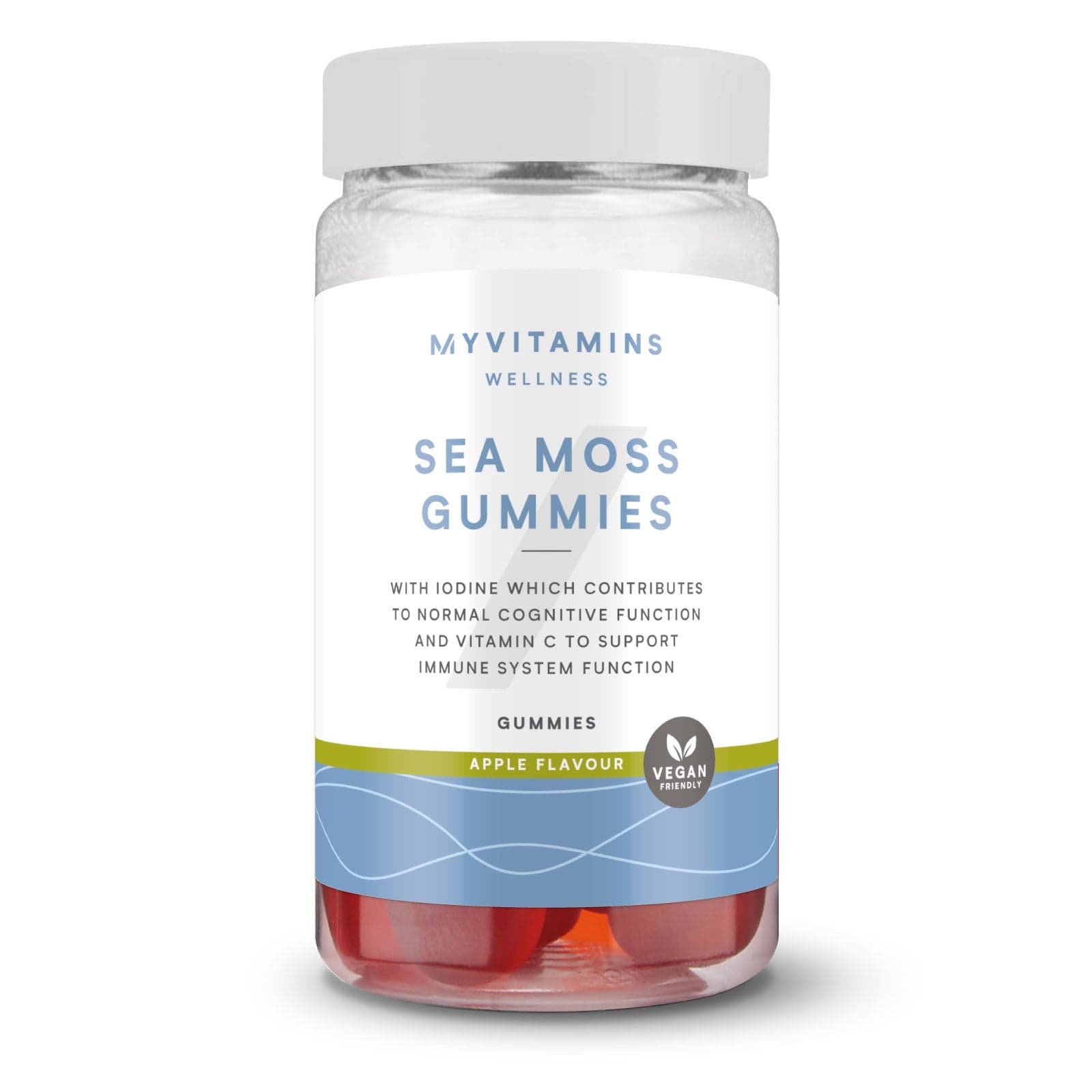 Seemoos-Fruchtgummis - 60gummibärchen - Apfel