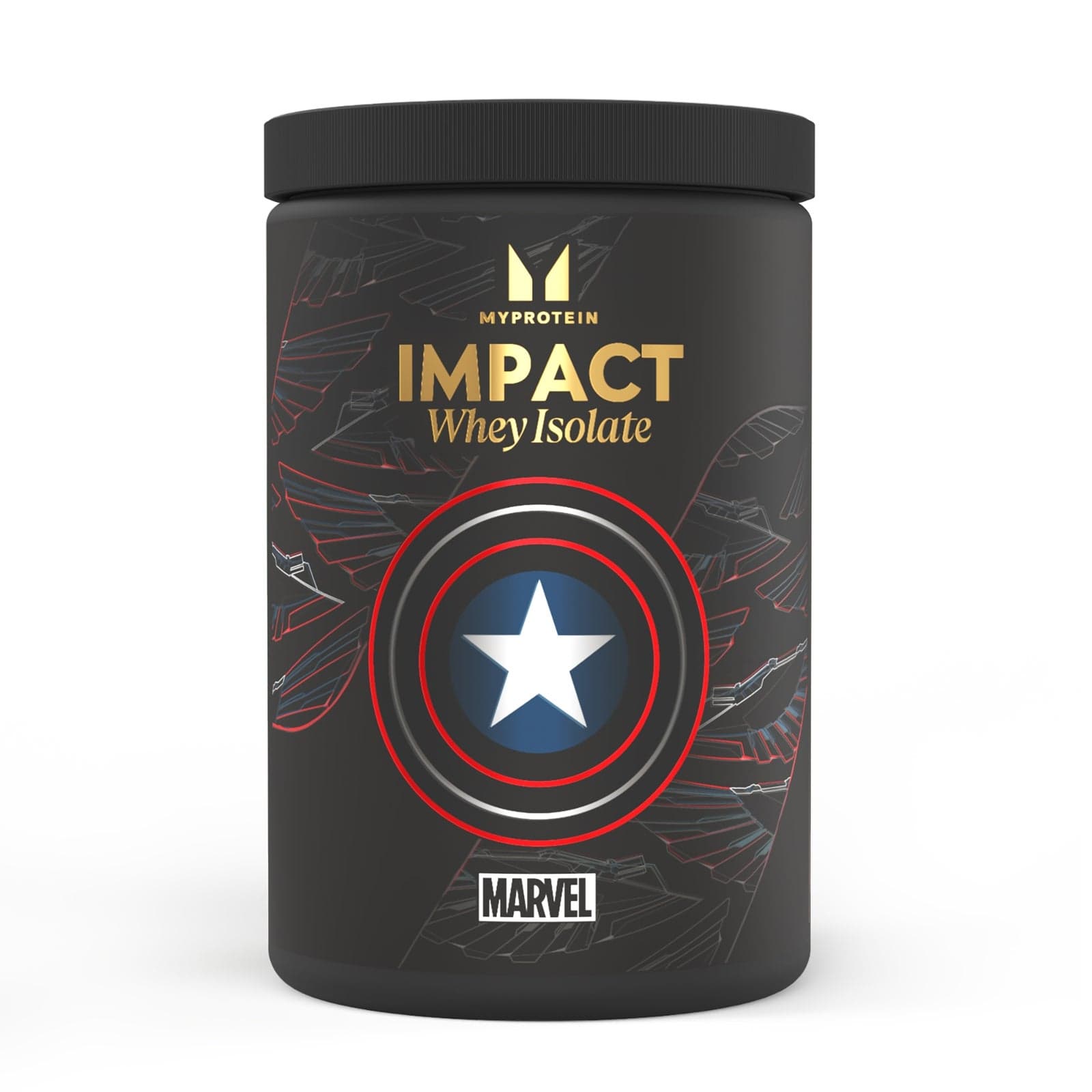 Impact Whey Isolate - 600g - 20portionen - Captain America - Vanilla Raspberry