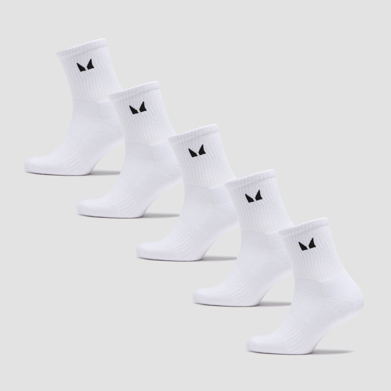 Mp Unisex Crew Socks (5 Pack) - White - Uk 12-14