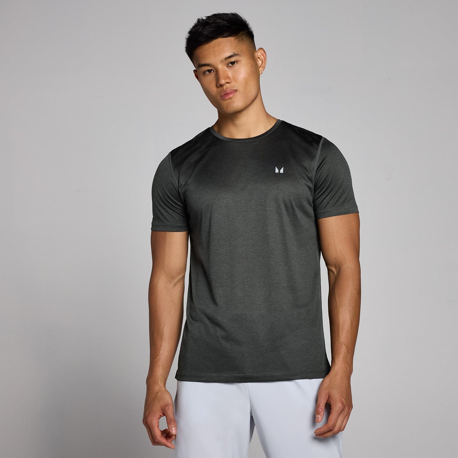 Mp Herren Tempo Meliertes T-Shirt – Verwaschenes Schwarz - Xxl
