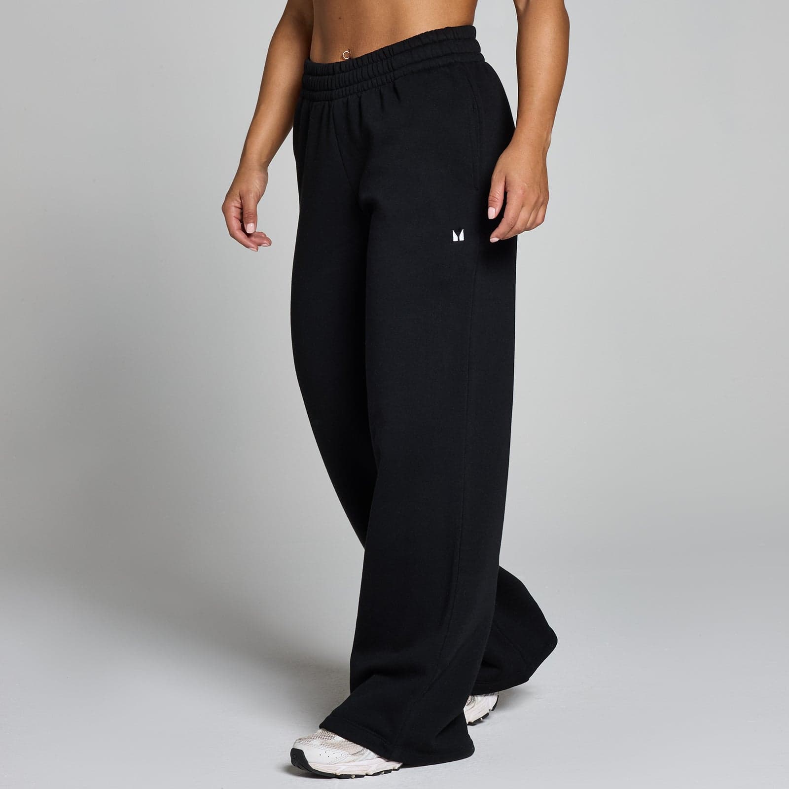 Mp Damen Basics Jogginghose Mit Zierlicher Passform Und Geradem Bein – Schwarz - Xs