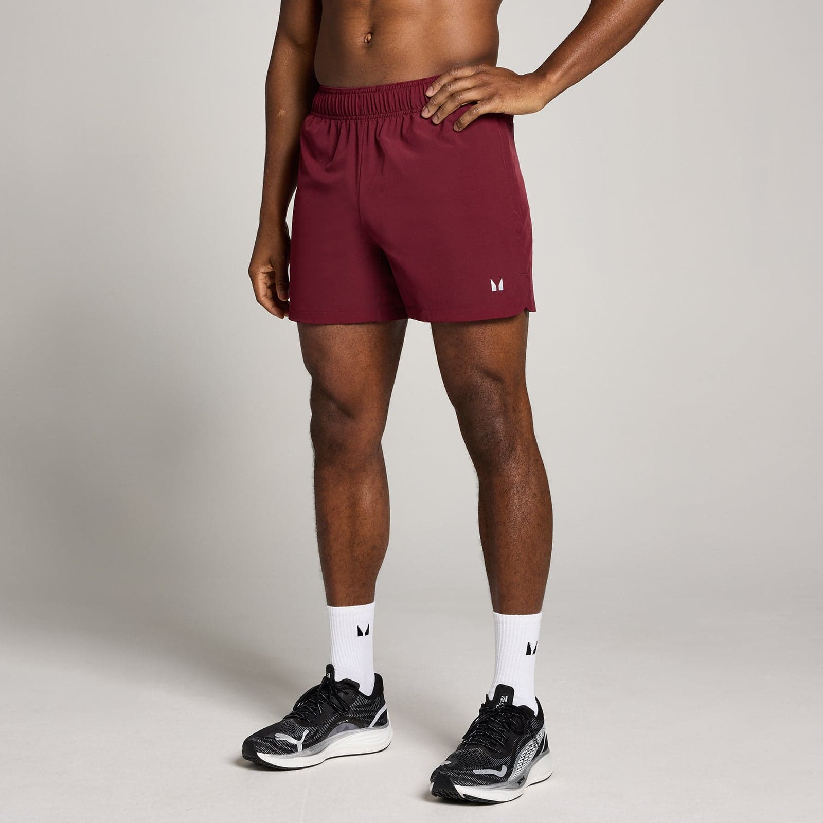 Mp Herren Training 5 Woven Shorts - Dunkelrot - Xs