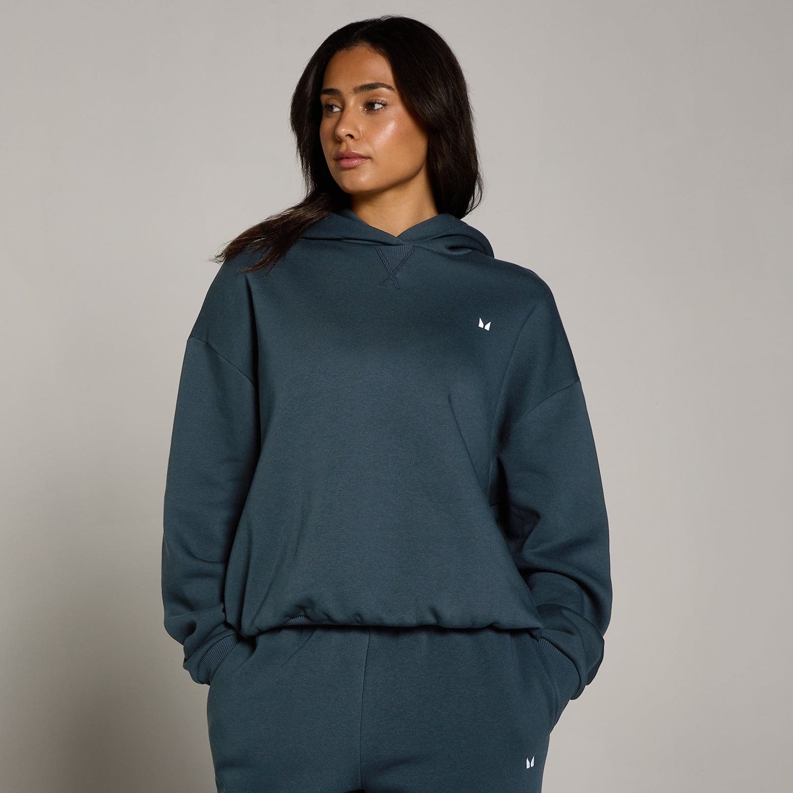 Mp Damen Basics Oversized Hoodie – Faded Blue - M