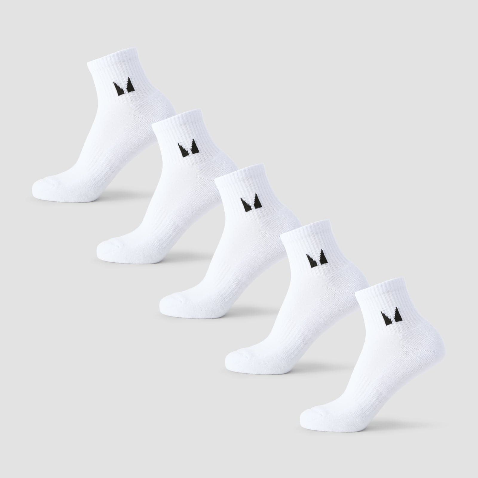 Mp Unisex Knöchelsocken (5er-Pack) - Weiß - Uk 12-14
