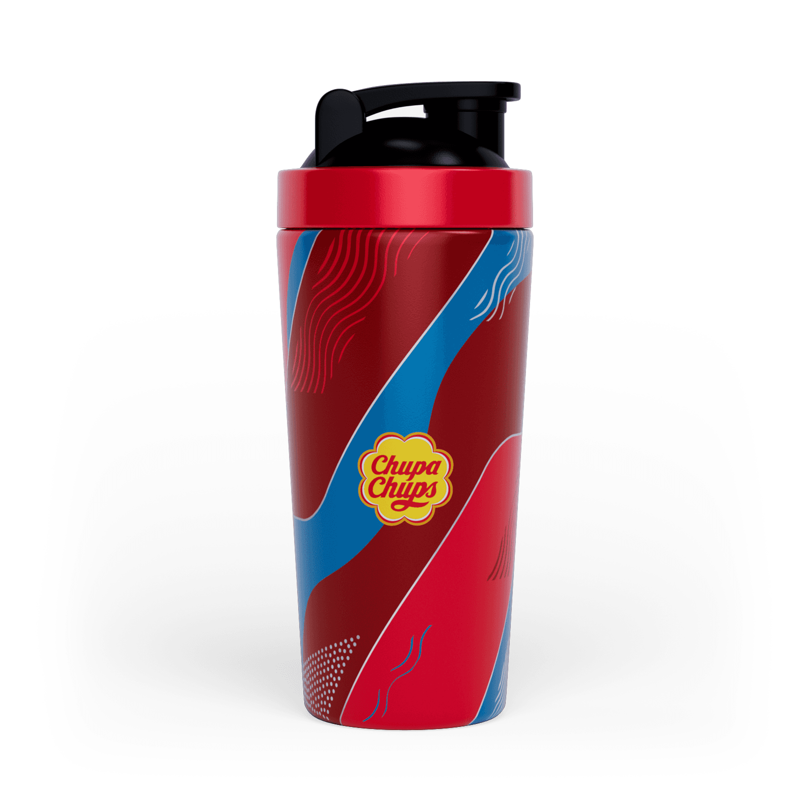 Myprotein Chupa Chups Recycelter Metall-Shaker - Rot
