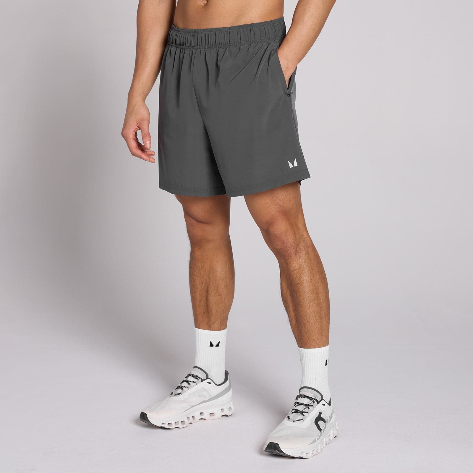 Mp Herren 7 Gewebte Training Shorts - Dunkelgrau - S