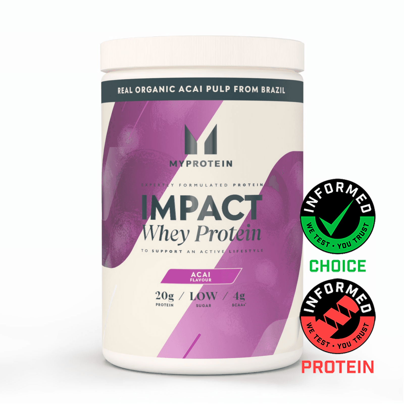Impact Whey Protein - 600g - 20portionen - Acai